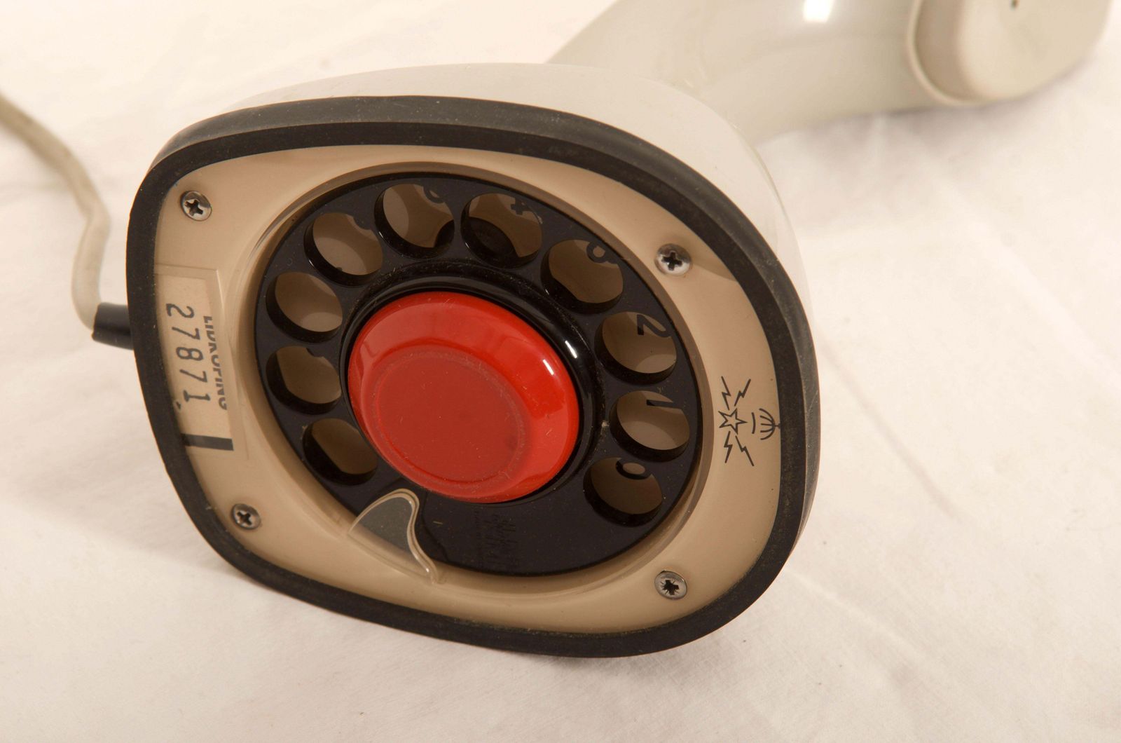 Gray Cobra Table Phone, Ericofon By Lm Ericsson photo vintage