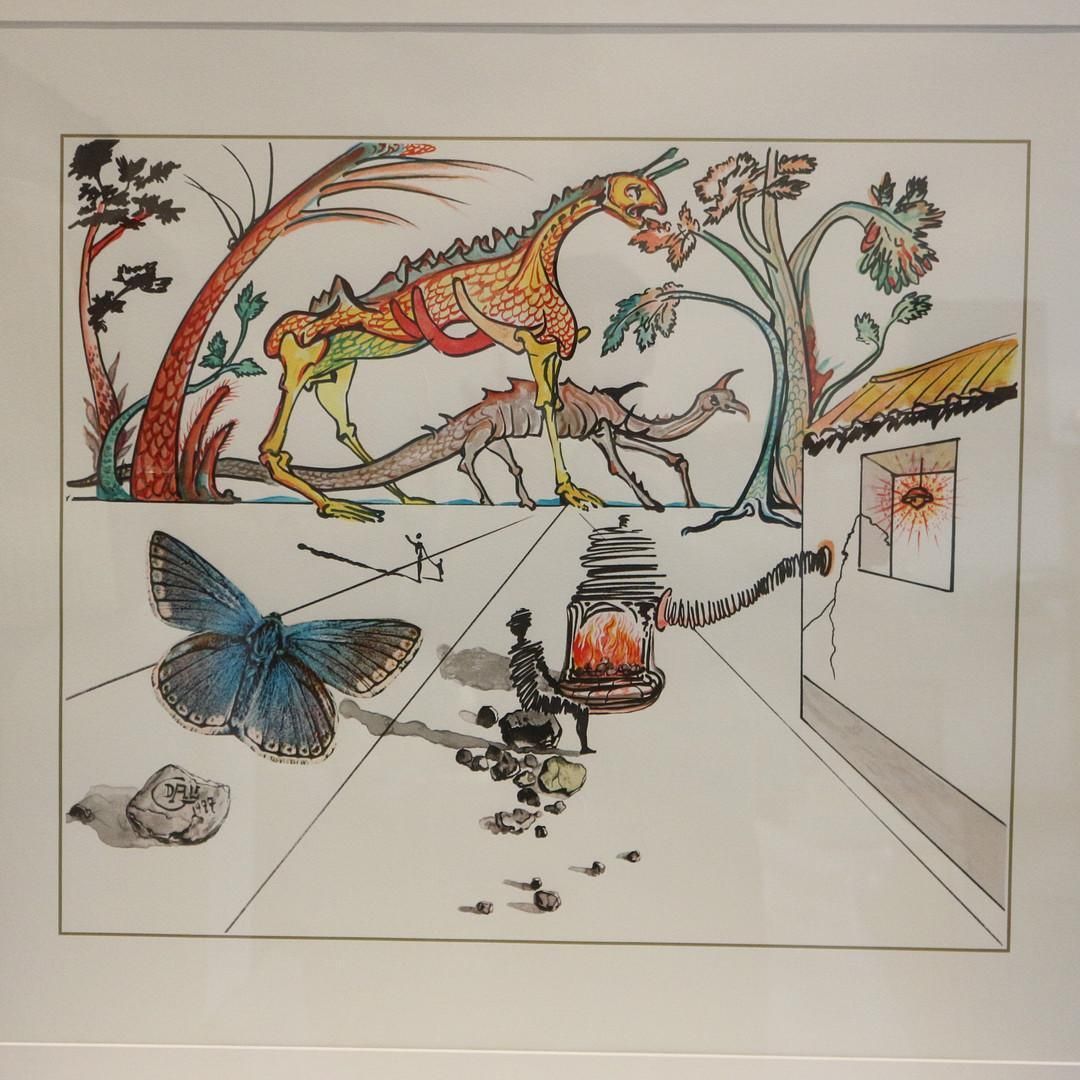 Lithography By Salvador Dali For "Kohle Morgen / Coal Tomorrow" photo furniture