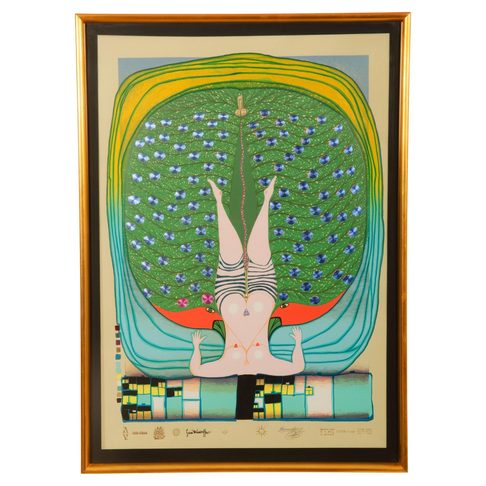 Friedensreich Hundertwasser "Hommage A Schröder Sonnenstern"