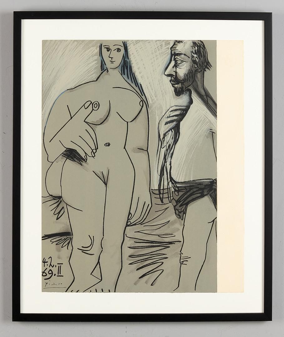 Pablo Picasso 'After' From Au Baiser D'avignon photo for sale