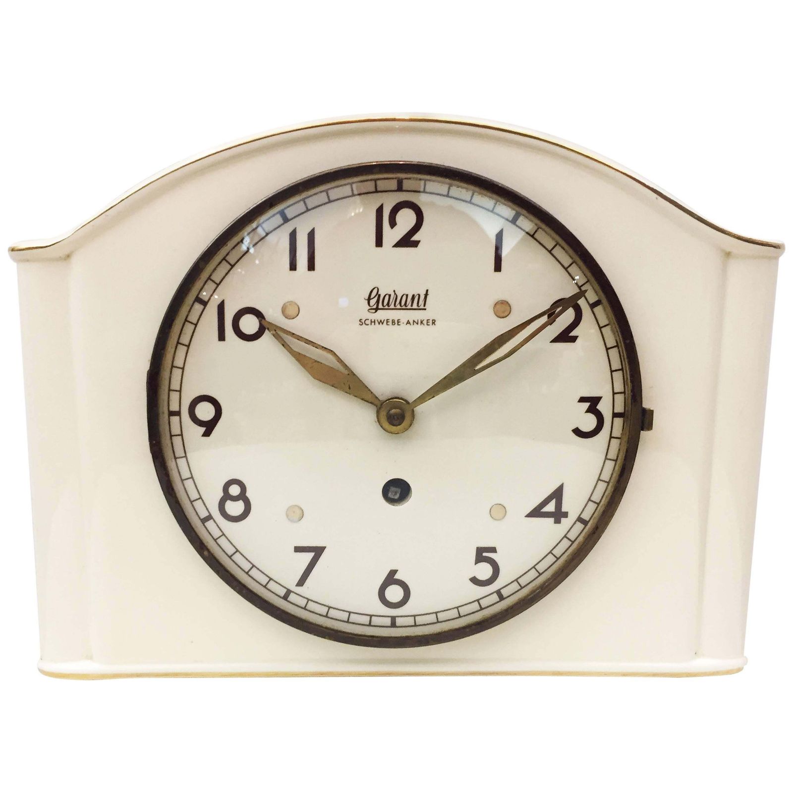 German Ceramic Wall Clock By Garant