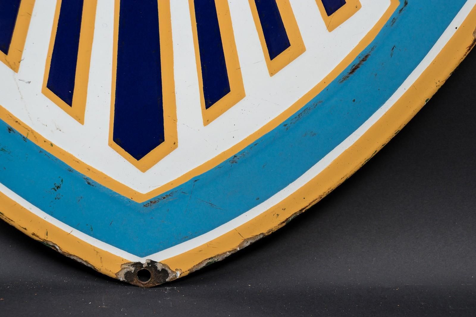 Vintage Enameled Advertising Sign Berliet photo Home Decor