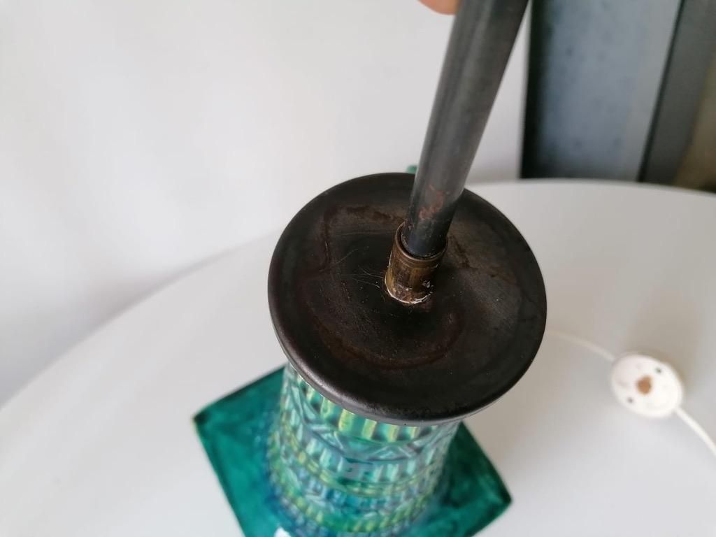 Midcentury Ceramic Table Lamp Attributed To Bitossi photo 1530.0