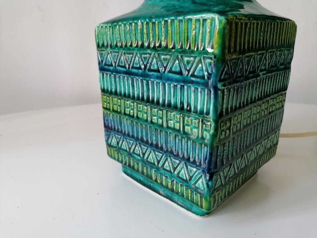 Midcentury Ceramic Table Lamp Attributed To Bitossi photo vinterior