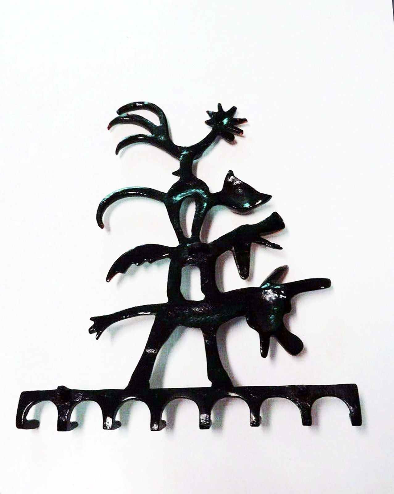 Rare "Bremen Town Musicians" Key Hanger By Walter Bosse photo furniture