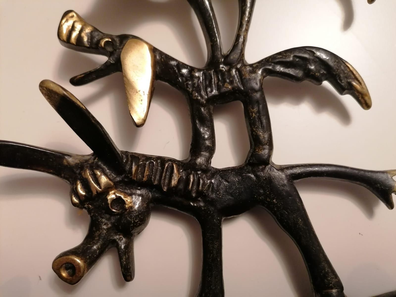 Rare "Bremen Town Musicians" Key Hanger By Walter Bosse photo vintage