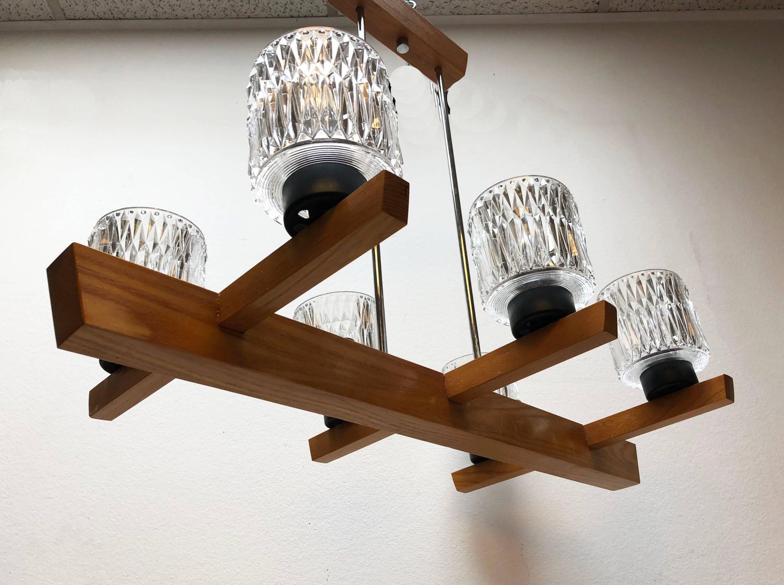 Elongated Suspended Lamp Chandelier In The Style Of Kalmar photo furniture