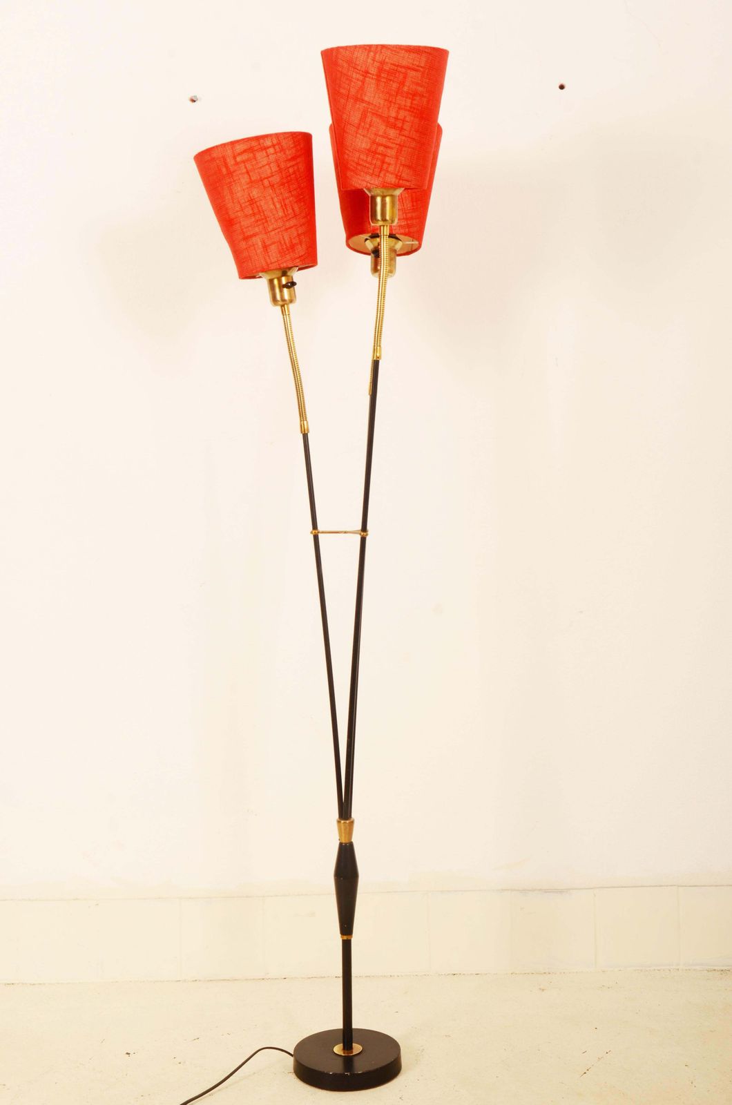 2472.0 Scandinavian Modern Three Arm Floor Lamp By Ateljé Lyktan photo