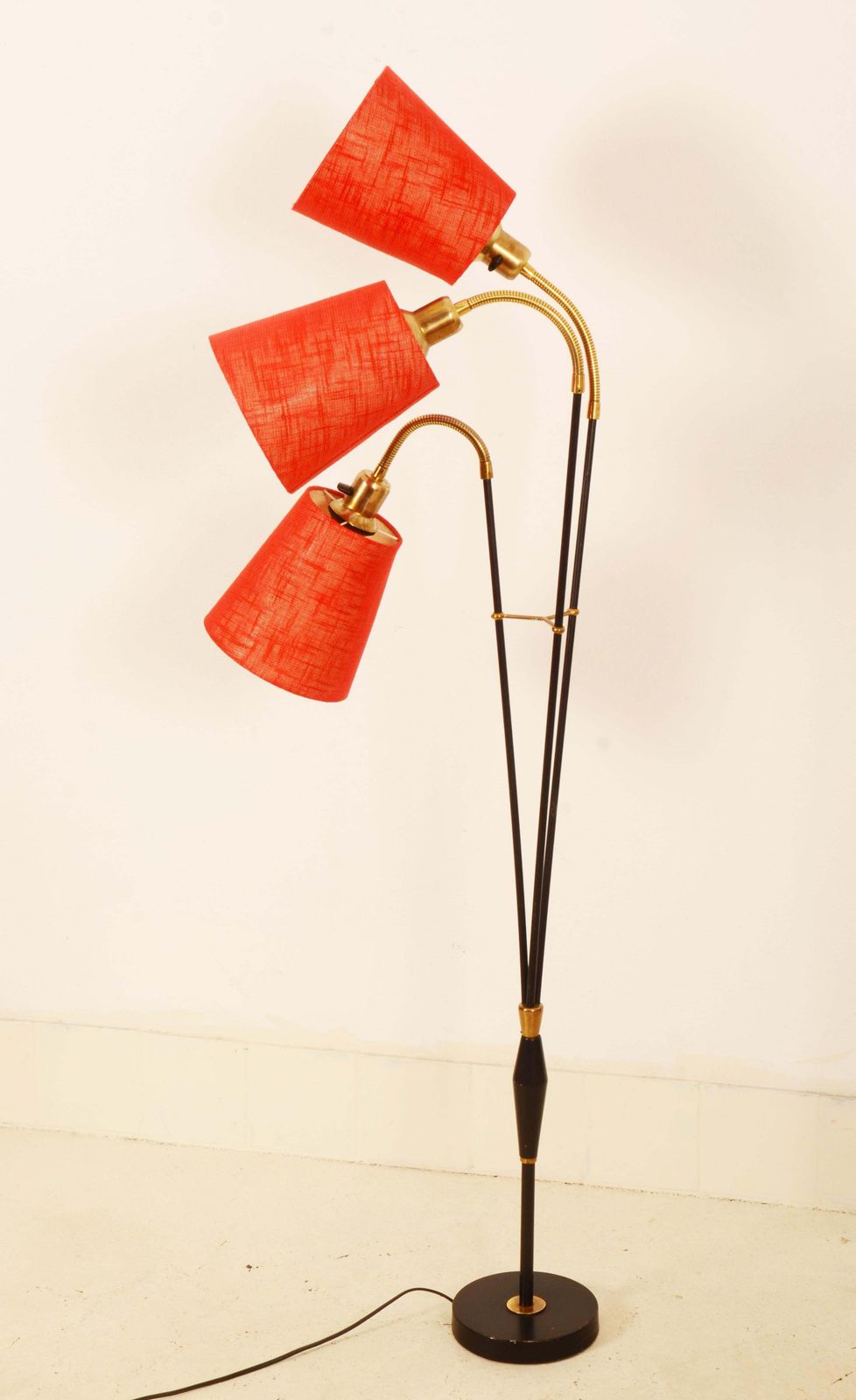 photo vinterior Scandinavian Modern Three Arm Floor Lamp By Ateljé Lyktan