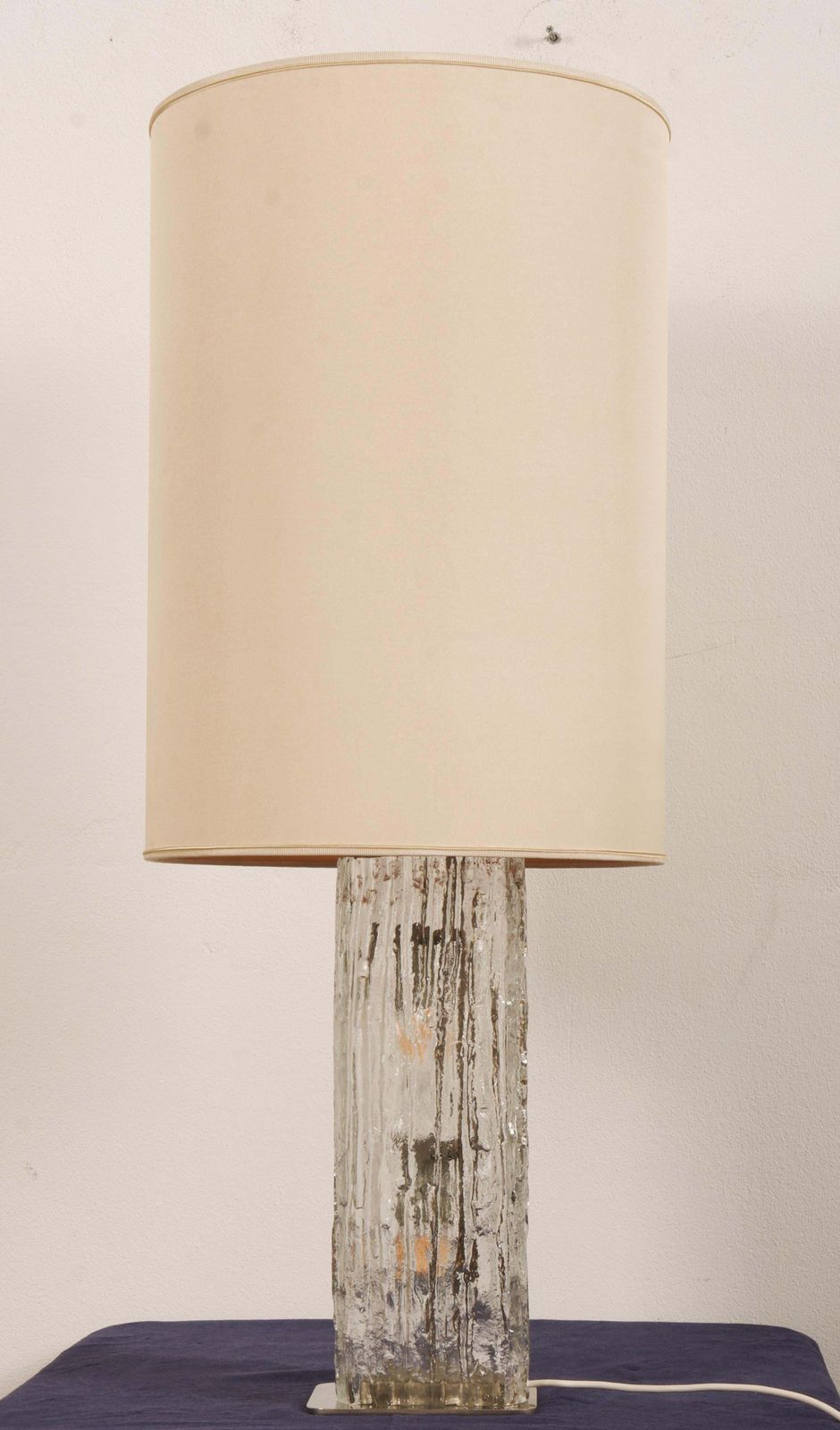 Table Lamp By Kalmar Frankenberg With An Illuminated Ice Glass Stand photo 3847.0