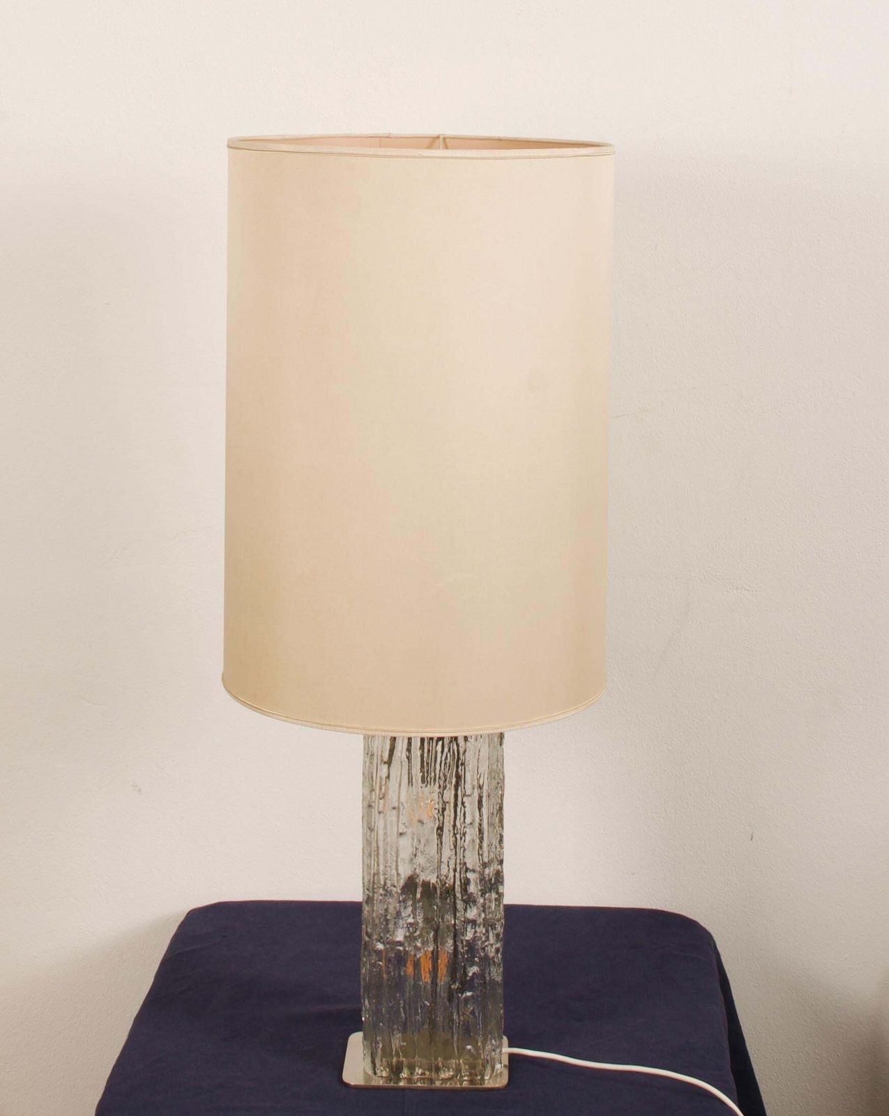 Table Lamp By Kalmar Frankenberg With An Illuminated Ice Glass Stand photo buy