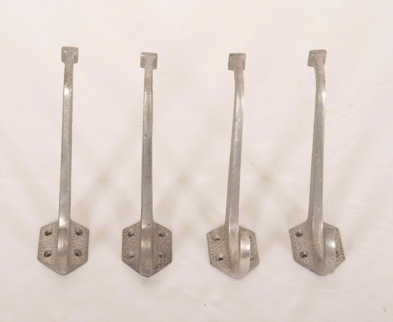 Set Of Four Vienna Secession Aluminum Coat Hooks photo Furniture