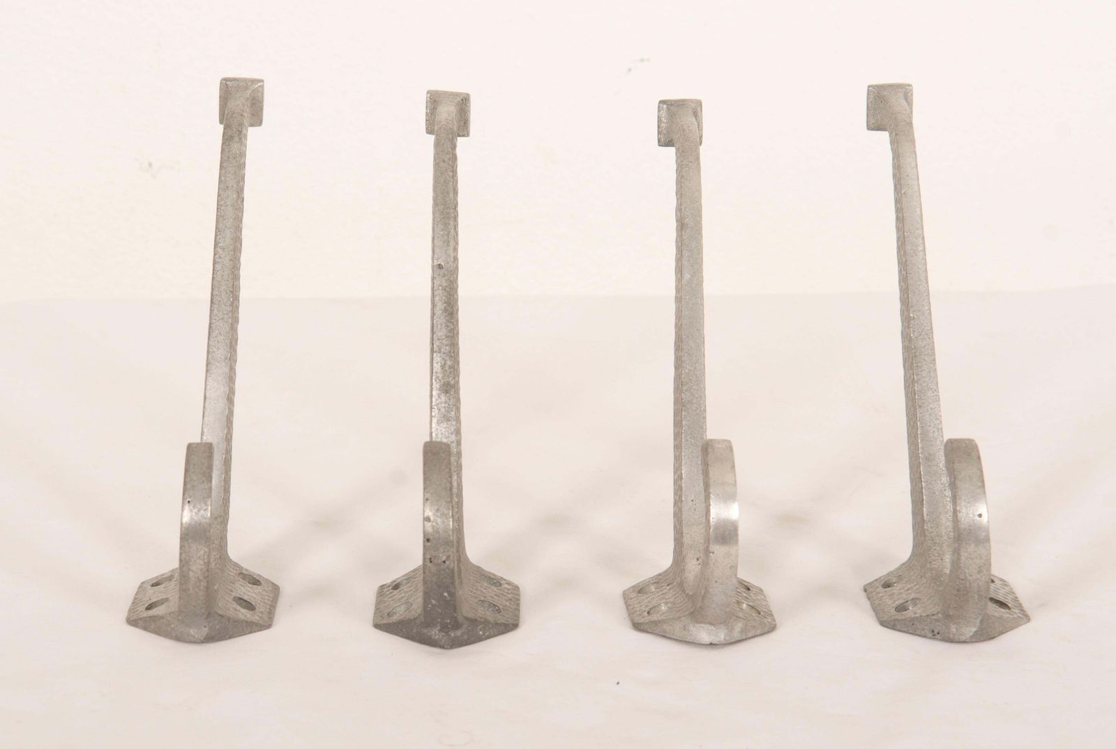 Set Of Four Vienna Secession Aluminum Coat Hooks photo 456.0