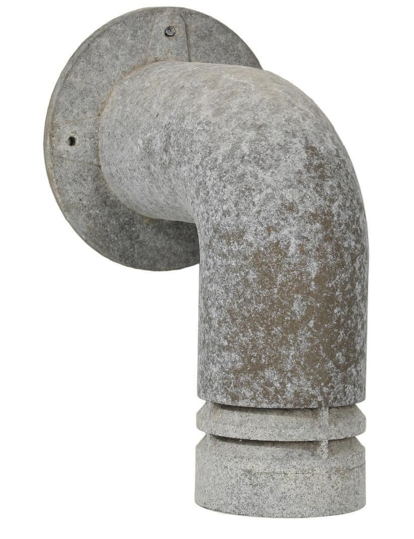 A Pair Of Outdoor Galvanized Metal Wall Lamps “Pipeline” By Ole Pless Jørgensen photo for sale