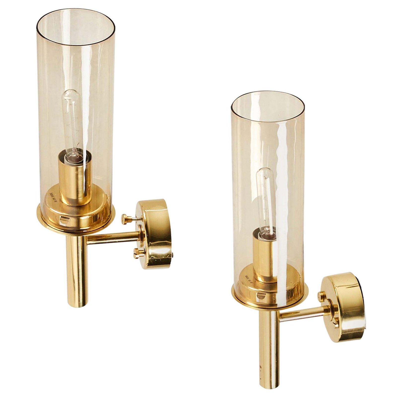 Pair Of Wall Lamps By Hans Agne Jakobsson Model V 169