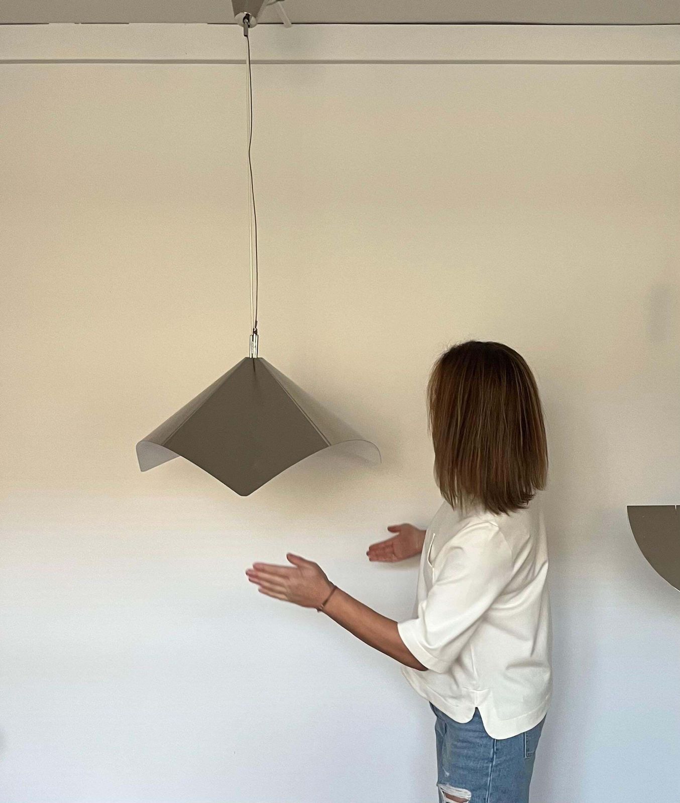 Unique Mid Century Chandelier By Leonardo Marelli For Estiluz, Barcelona, 1978s photo vinterior