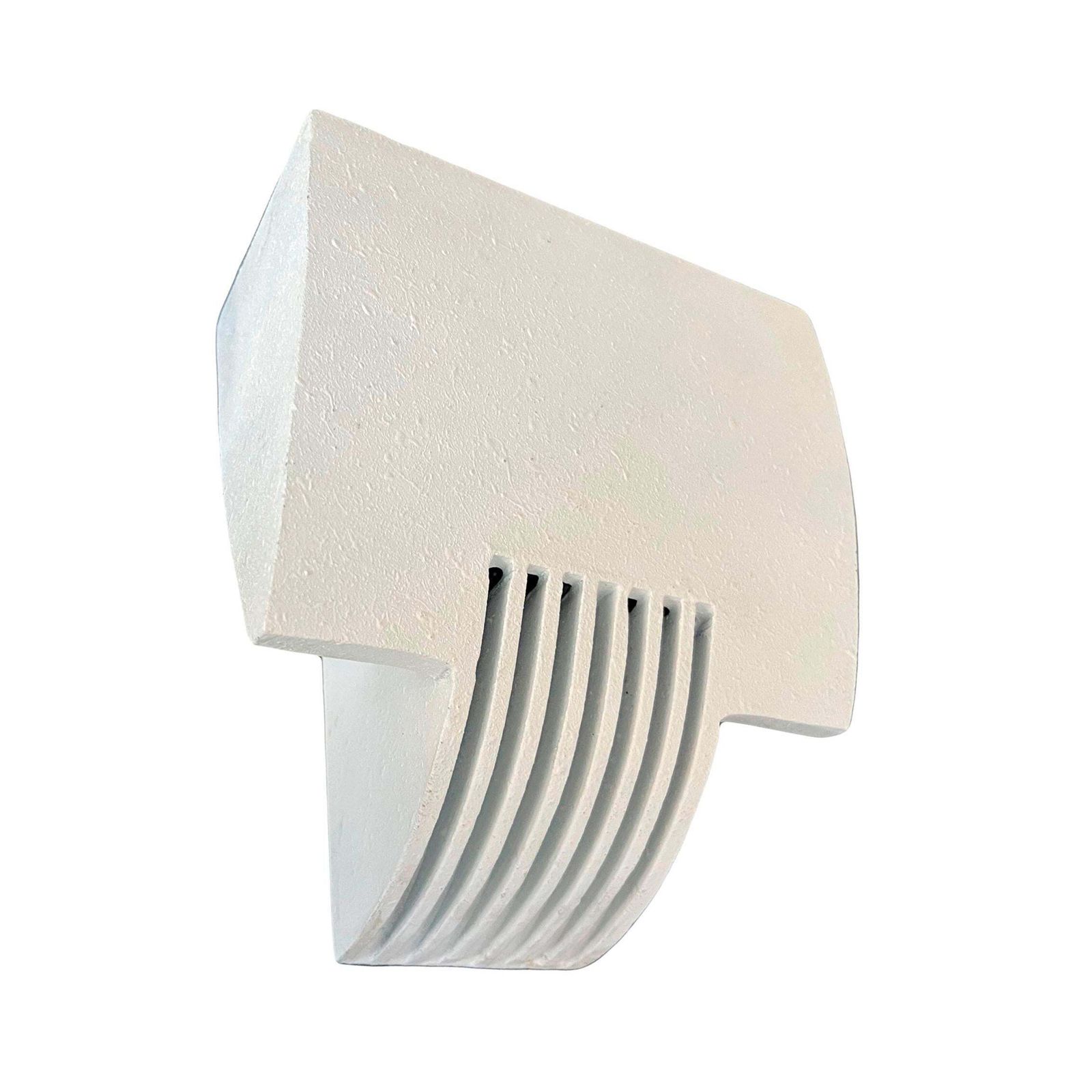 Postmodern Spanish Pair Of White "Arqui" Wall Sconces By Metalarte, 1990s photo furniture