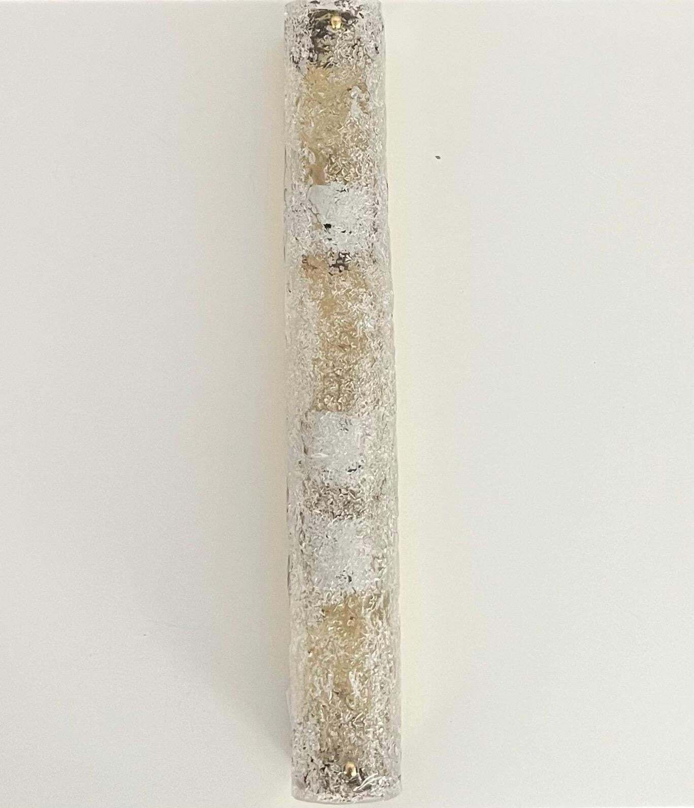 Individual German Midcentury Murano Long Wall Sconce By Hillebrand, 1970s photo furniture
