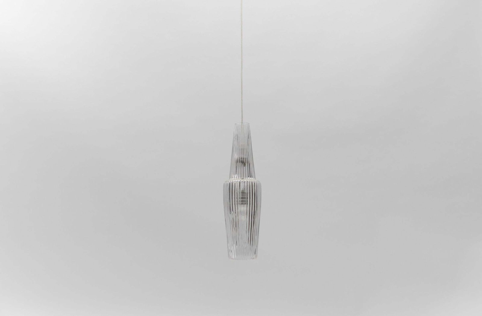Glass Ceiling Lamp "Pisa" By Aloys Gangkofner For Peill & Putzler, 1950s photo for sale