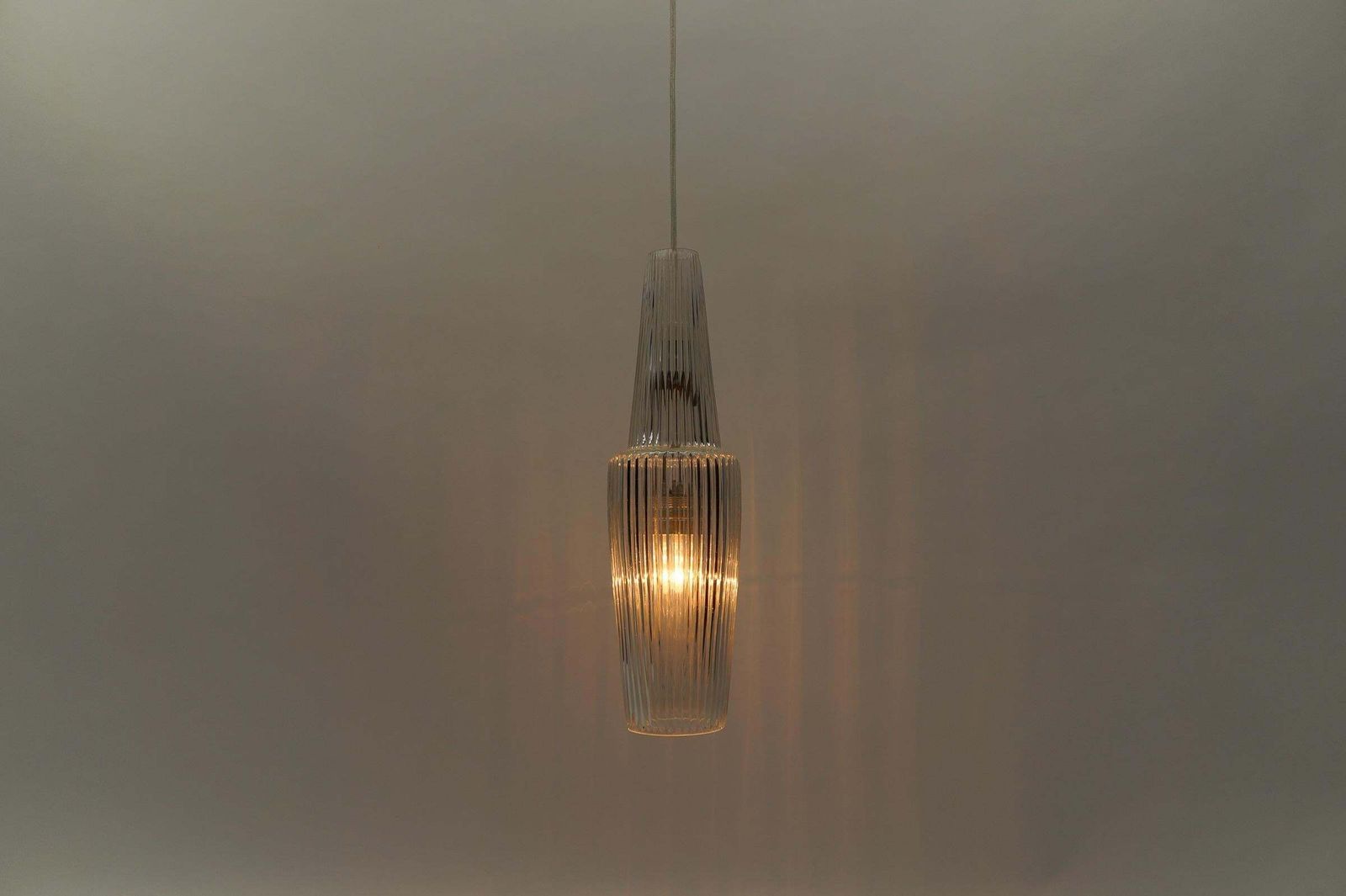 Glass Ceiling Lamp "Pisa" By Aloys Gangkofner For Peill & Putzler, 1950s photo 595.0