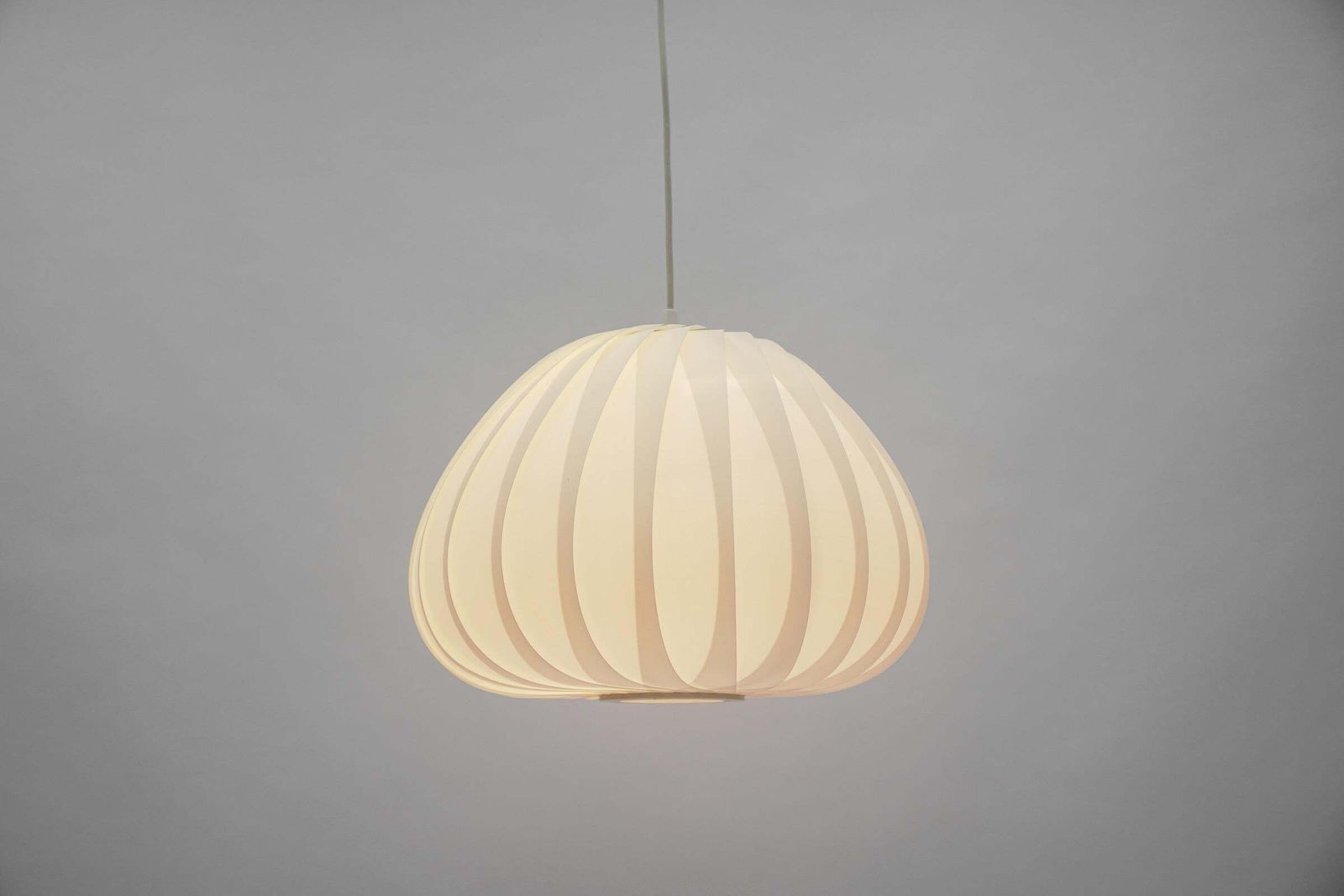 Scandinavian Space Age Slat Lamp, 1960s photo buy