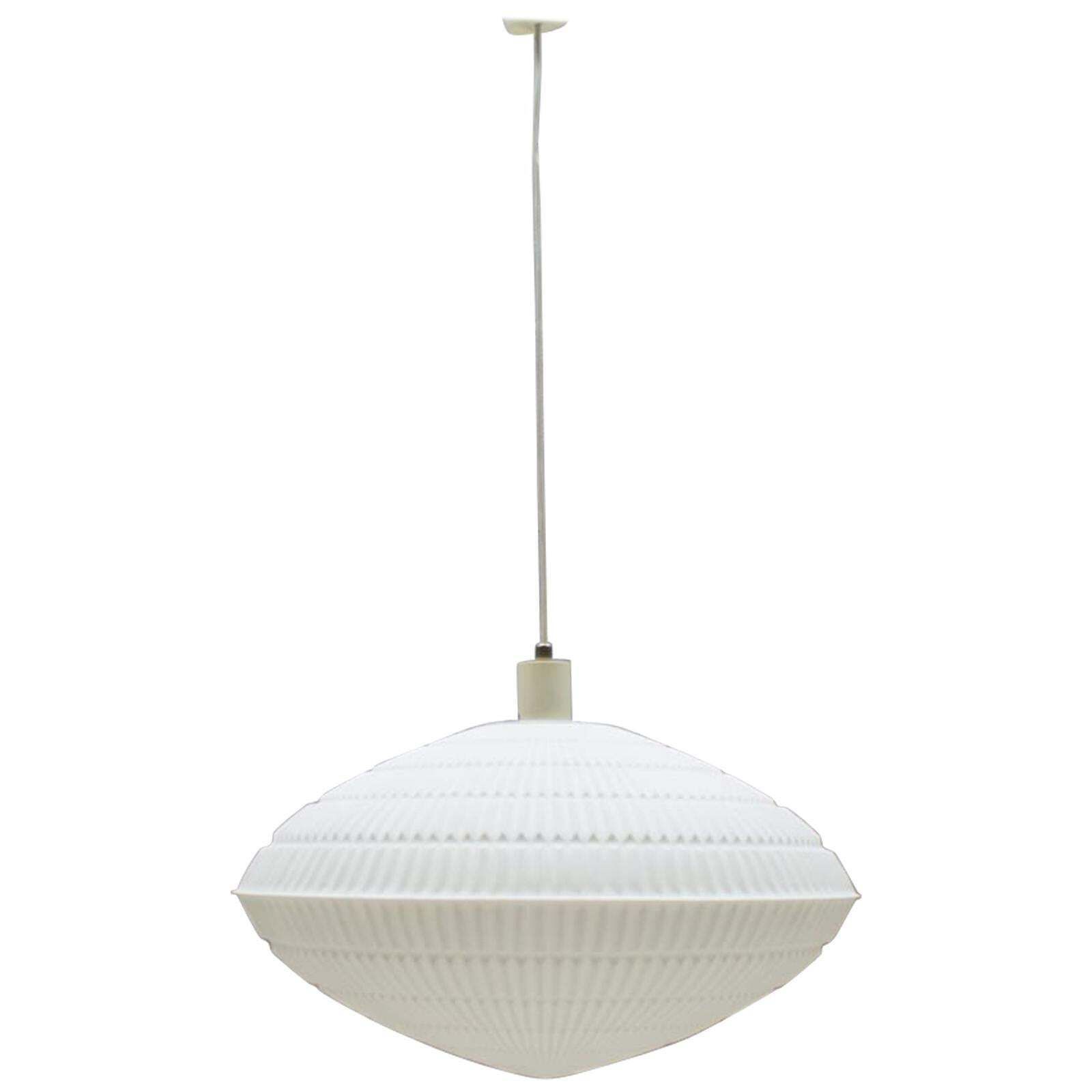 Geometric Pendant Lamp By Aloys F. Gangkofner For Erco Leuchten, Germany, 1960s