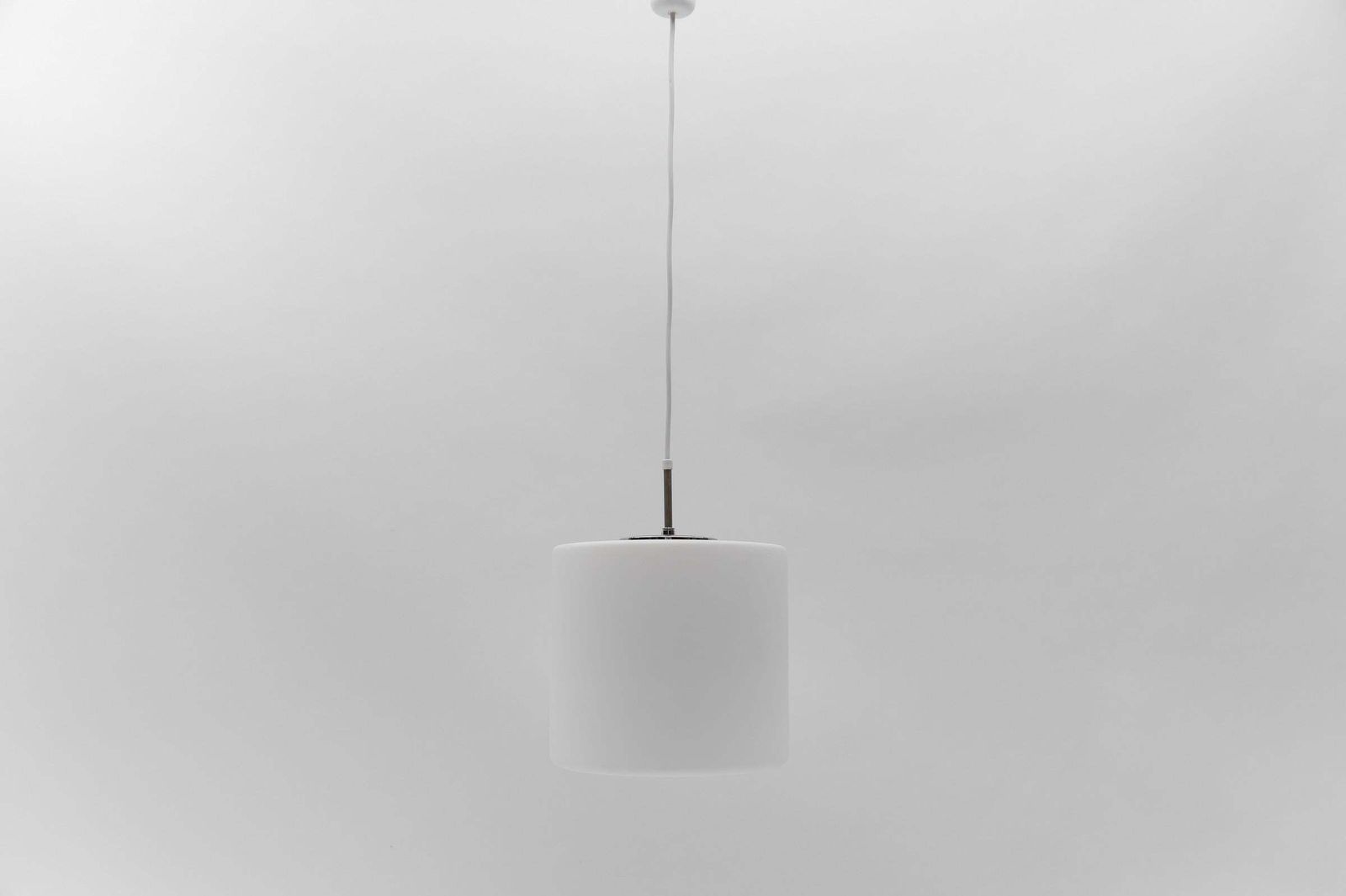 Lovely Opaline Glass Ceiling Lamp From Limburg, Germany, 1960s photo furniture