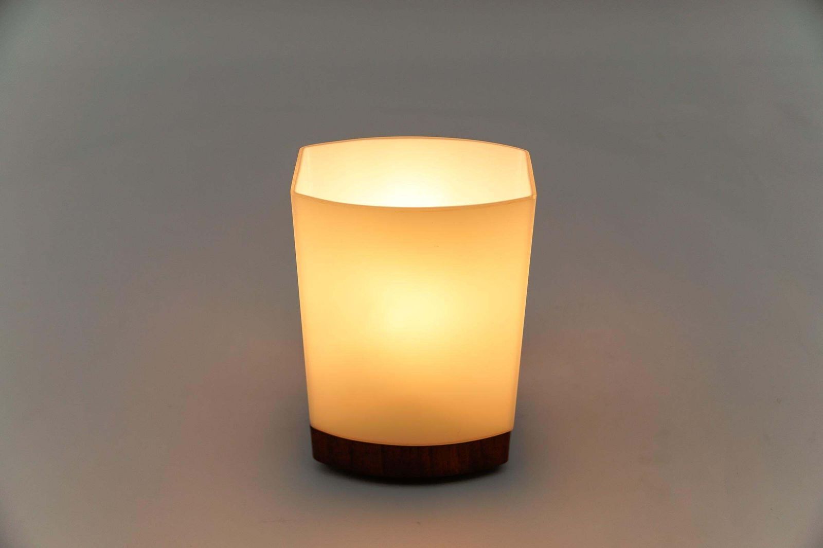 Teak And Opaline Glass Wall Lamp By Kaiser Leuchten, 1960s photo buy