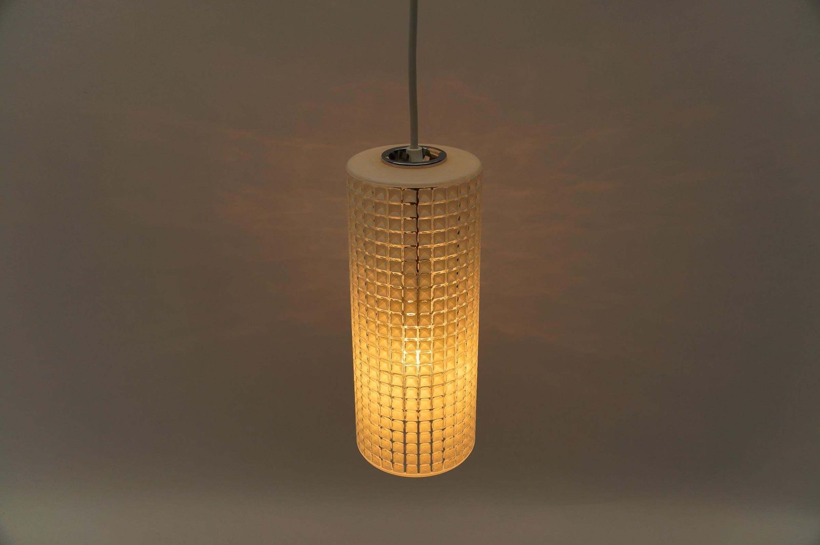 637.0 1. Of 2 Lovely Glass Ceiling Lamps From Limburg, Germany, 1960s photo
