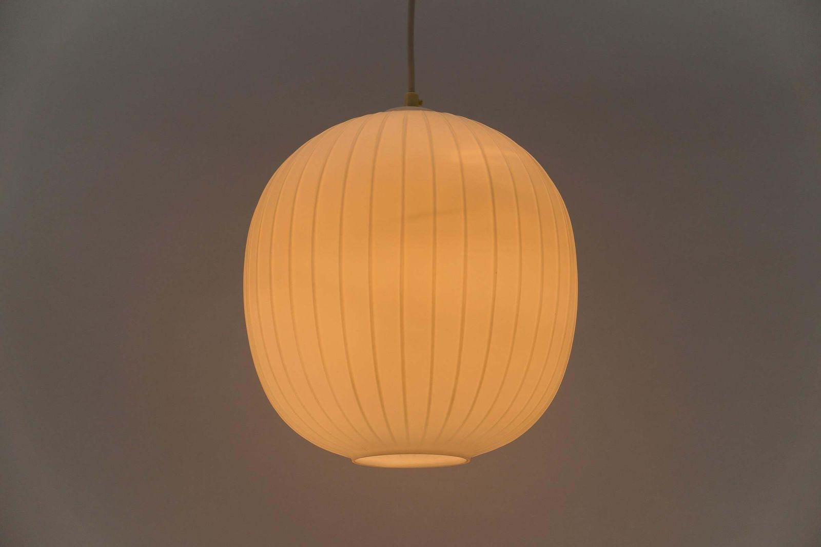 photo furniture Opaline Glass Lamp "Bologna" By Wilhelm Braun Feldweg For Peill & Putzler