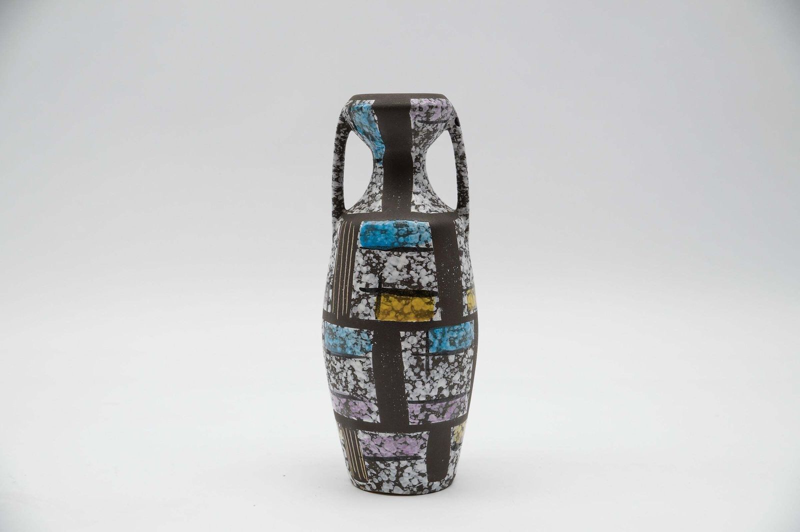 Bodo Mans Ceramic Vase "Paris" By Bay Keramik, Germany 1950s photo furniture