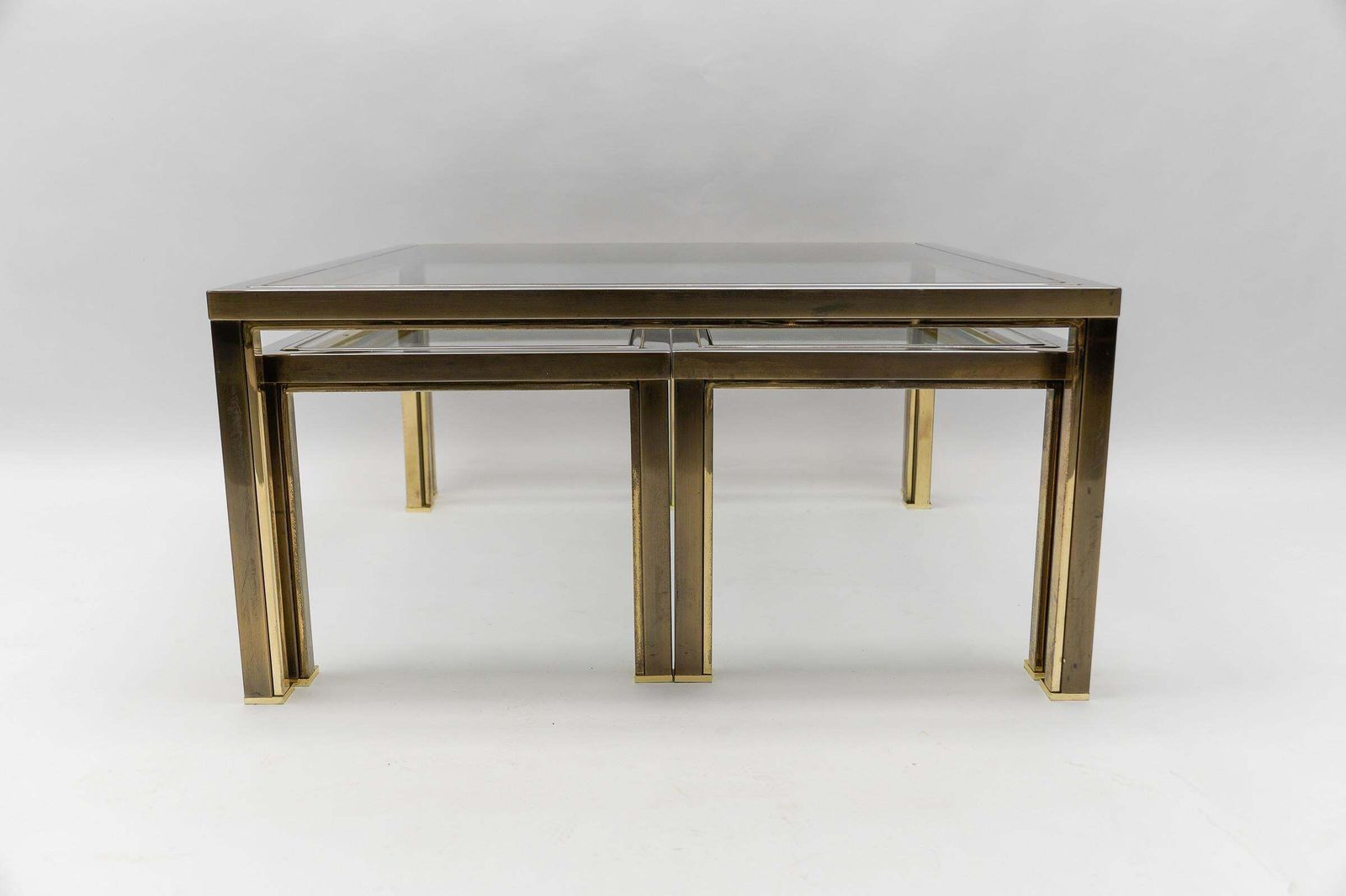 Coffee Table & Nesting Tables From Maison Charles, France 1970s, Set Of 3 photo Furniture