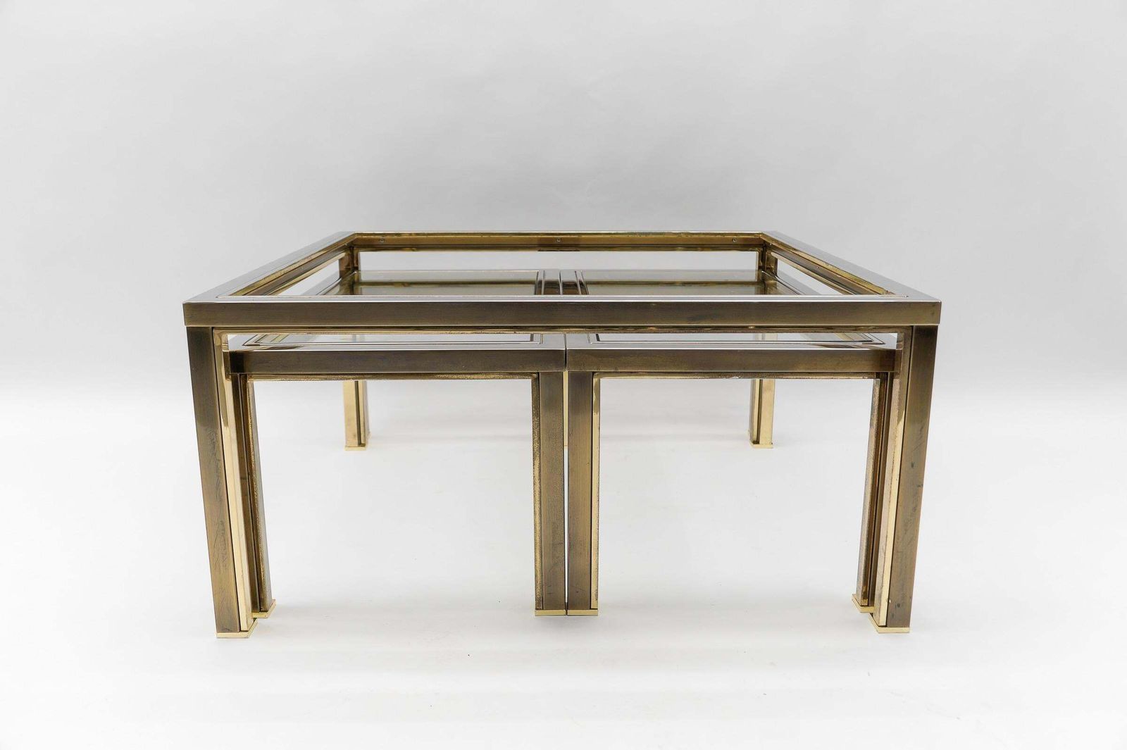 Coffee Table & Nesting Tables From Maison Charles, France 1970s, Set Of 3 photo vinterior