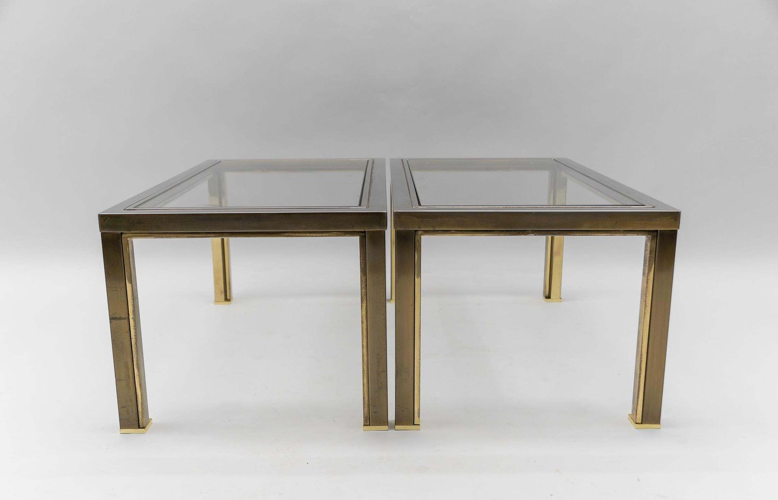 Coffee Table & Nesting Tables From Maison Charles, France 1970s, Set Of 3 photo vintage