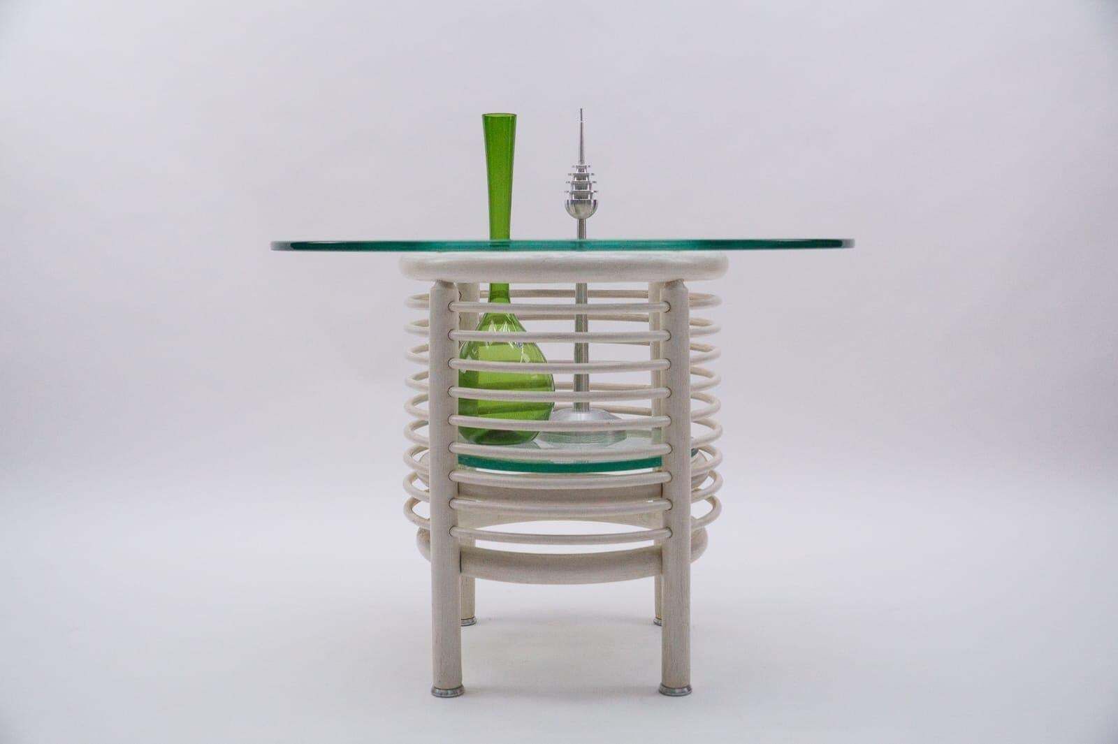 photo for sale Rare Round 3 Object Tableset With Bottle Tray, 1980s Italy