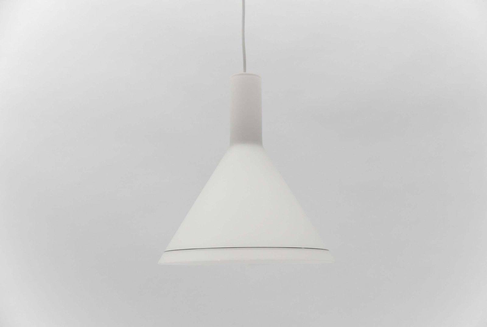Rare Glass Ceiling Lamp "Tokio" By Wilhelm Braun Feldweg For Peill & Putzler photo vintage
