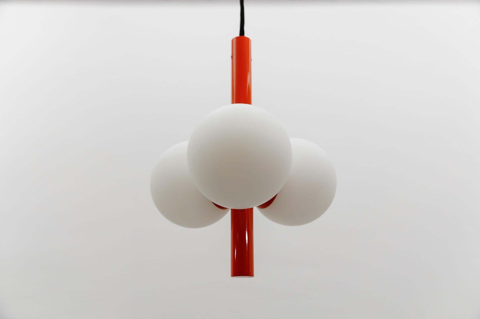 Orange Mid Century Modern Sputnik Pendant Lamp By Kaiser Leuchten, Germany 1960s photo buy