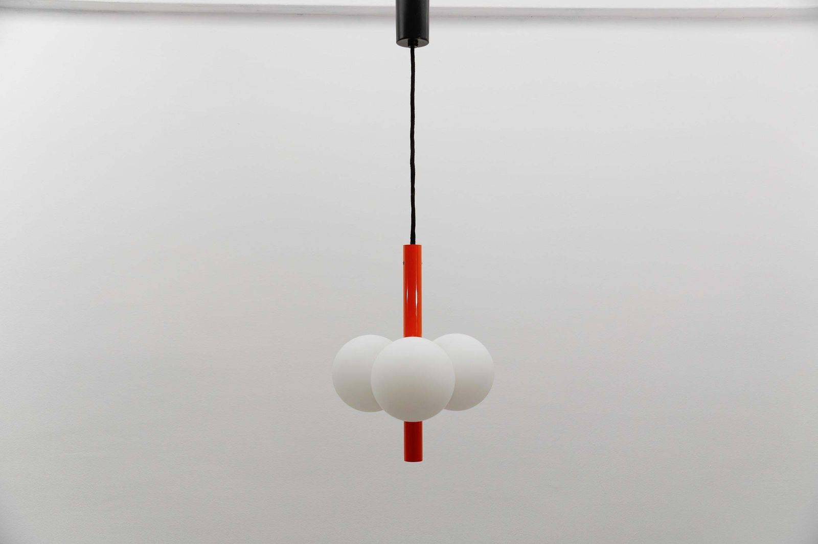 photo furniture Orange Mid Century Modern Sputnik Pendant Lamp By Kaiser Leuchten, Germany 1960s