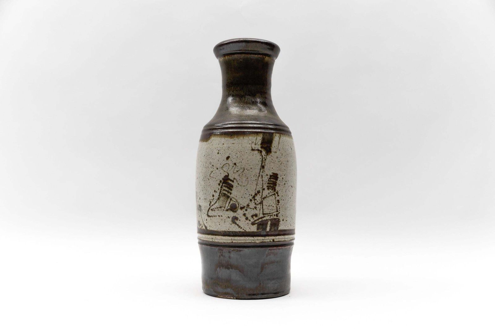 photo furniture German Studio Ceramic Floor Vase Or Umbrella Stand From Wilhelm & Elly Kuch 1960