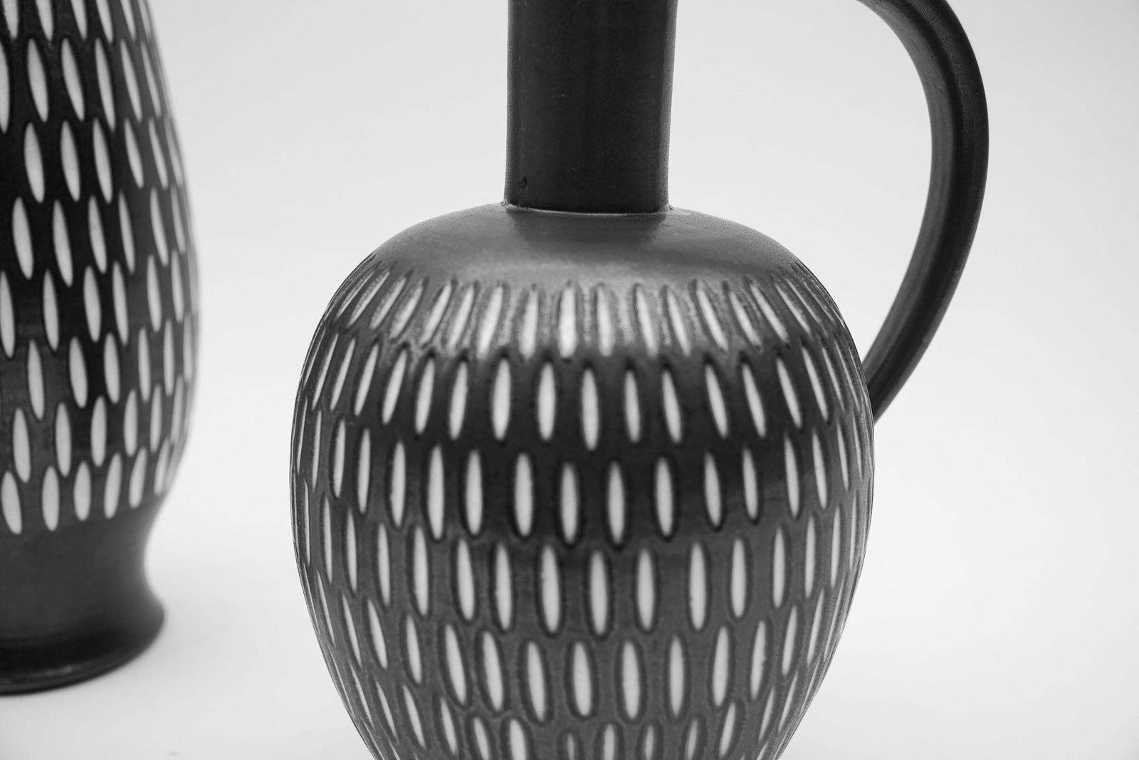 Set Of 3 Studio Ceramic Vases By Wilhelm & Elly Kuch, 1960s, Germany photo buy