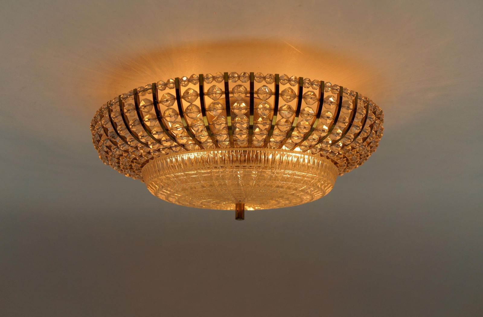 Mid Century Modern Ceiling Lamp By Emil Stejnar For Rupert Nikoll  1960s photo Lighting