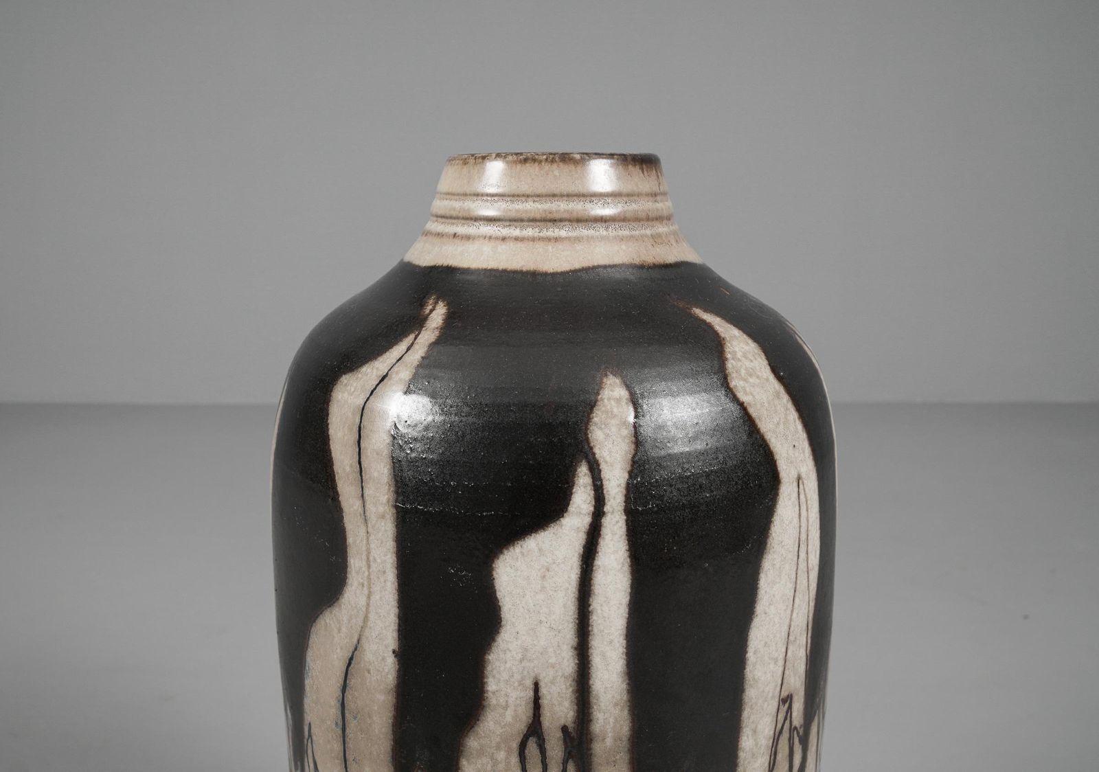 Huge Studio Ceramics Floor Vase From Wilhelm & Elly Kuch, 1960s, Germany photo vinterior