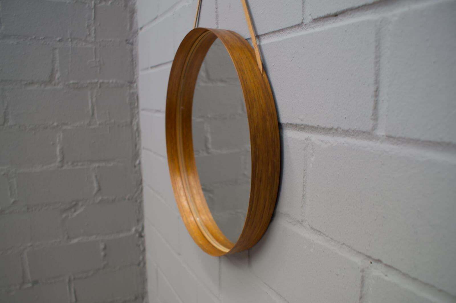 Wall Mirror In Teak Produced By Glass Mäster In Markaryd, Sweden 1960s photo Home Decor