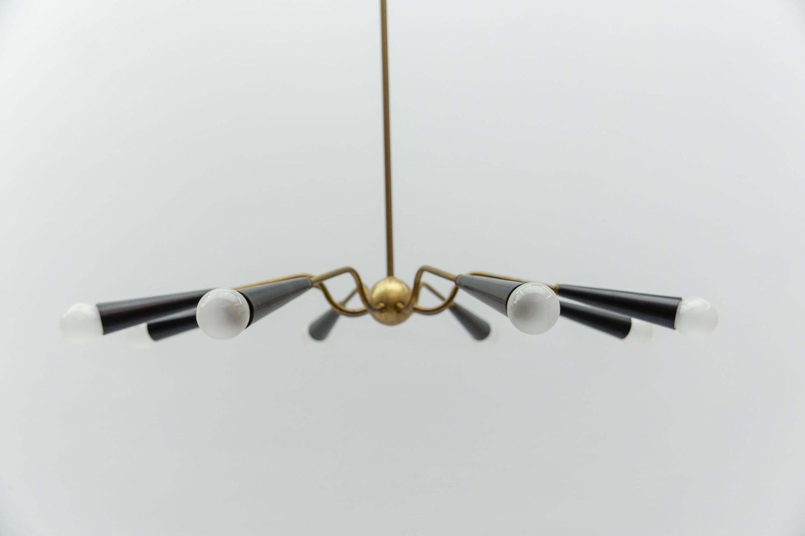Awesome Sputnik Lamp In The Manner Of Arteluce, Italy, 1950s photo 1486.0