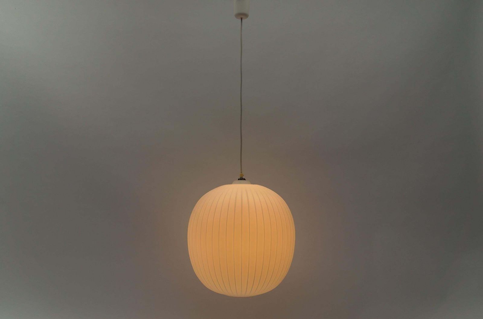 Huge Opaline Glass Lamp "Bologna" By Wilhelm Braun Feldweg For Peill & Putzler photo furniture