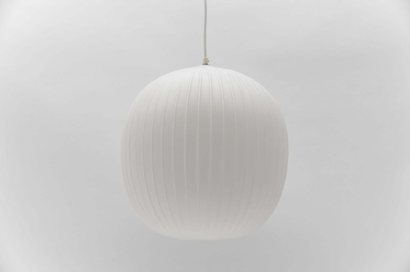 Huge Opaline Glass Lamp "Bologna" By Wilhelm Braun Feldweg For Peill & Putzler photo buy
