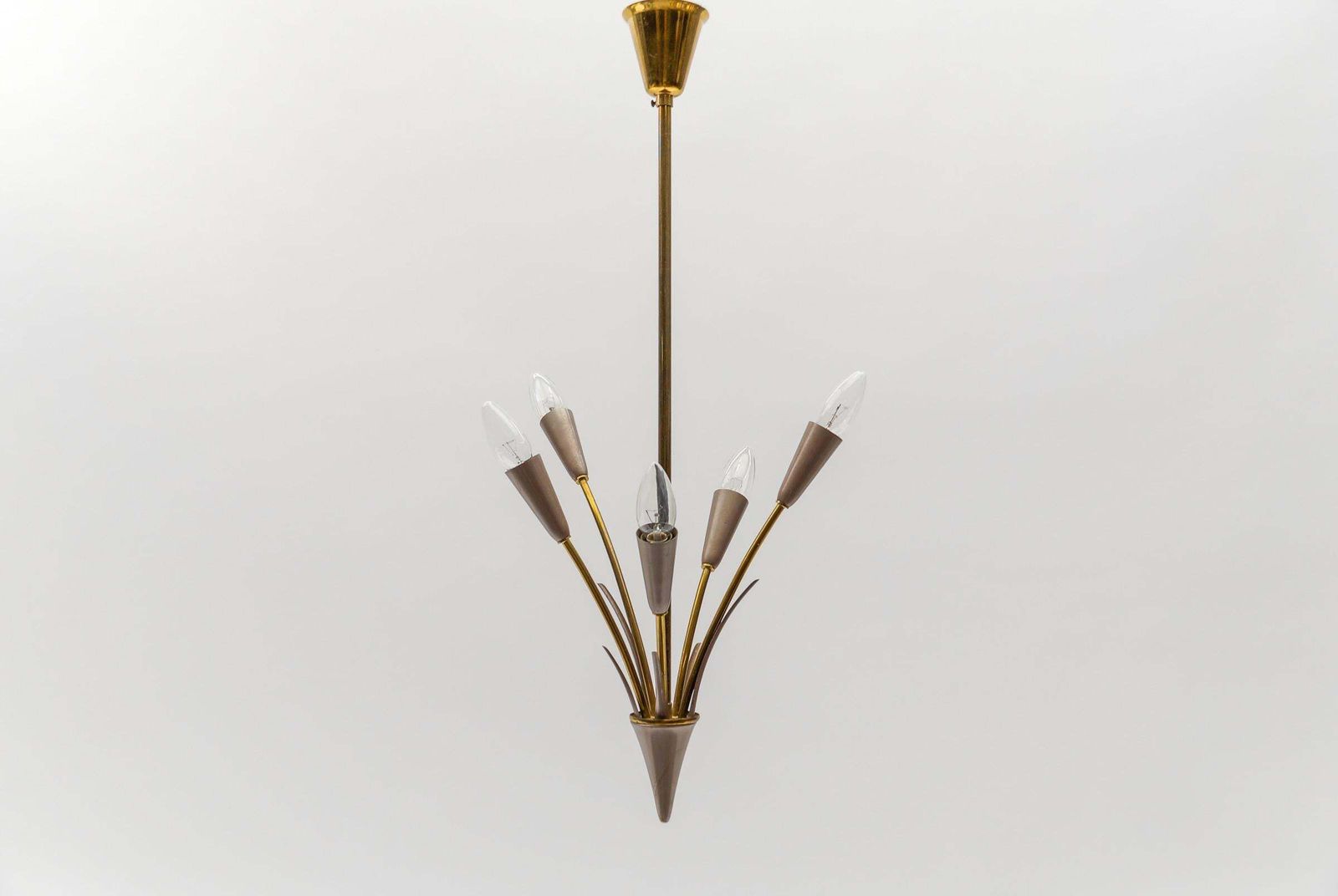 Ceiling Sputnik Lamp In The Manner Of Arteluce, Italy, 1950s photo Lighting