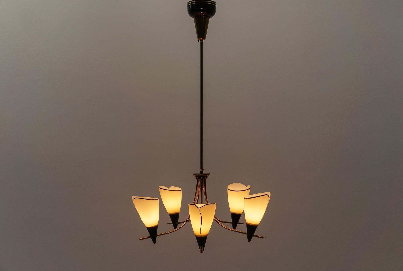 Awesome Sputnik Lamp In The Manner Of Arteluce, Italy, 1950s photo Lighting