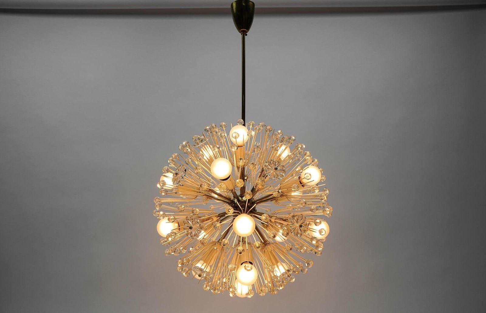 Lovely Snowflake Lamp By Emil Stejnar For Rupert Nikoll, 1950s, Austria photo 1784.0