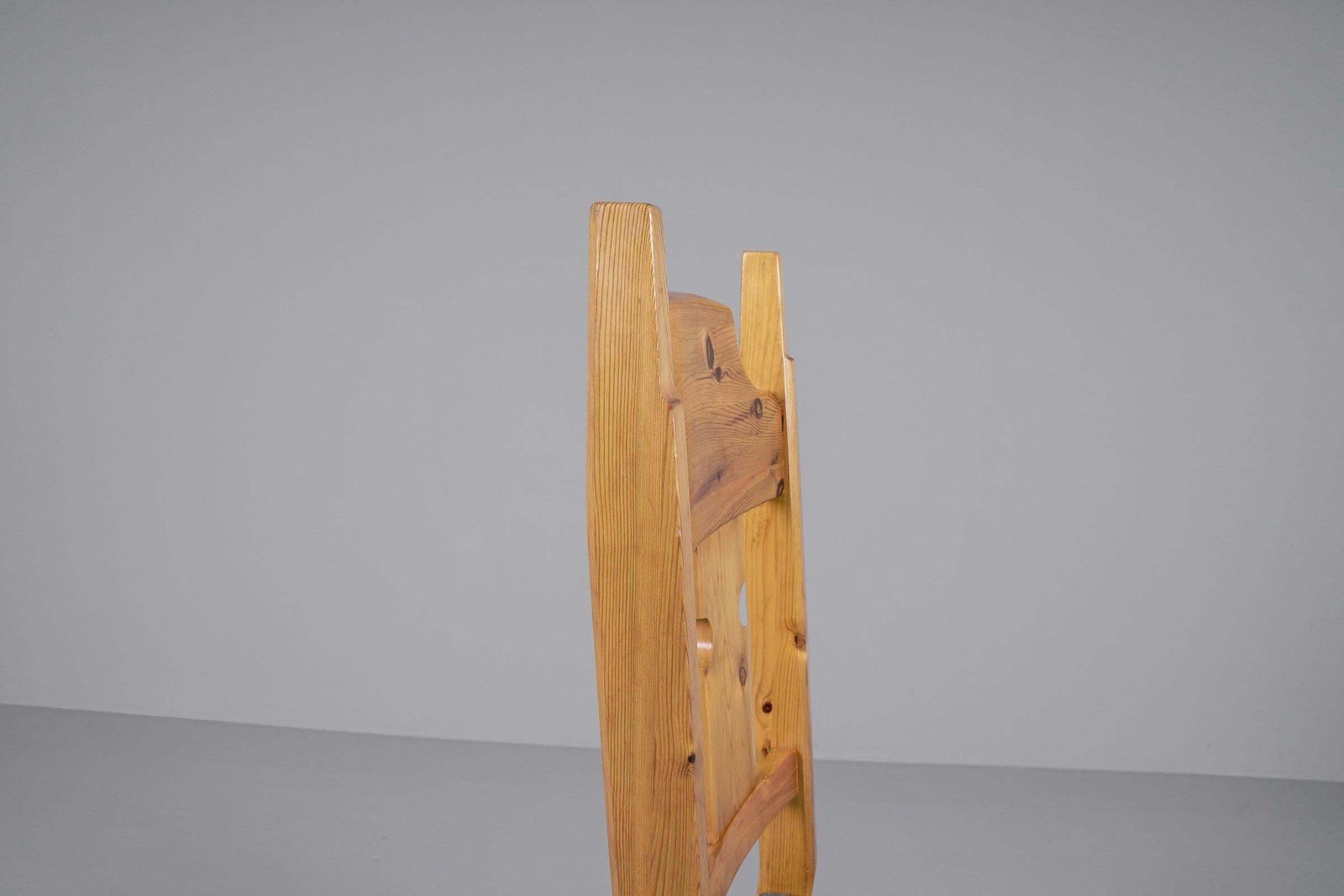 photo for sale Set Of 4 Swedish Pine Chairs By Gilbert Marklund For Furusnickarn Ab, 1970s
